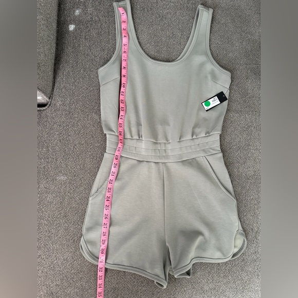 RD Style Khaki Sleeveless Romper - Picture 5 of 8